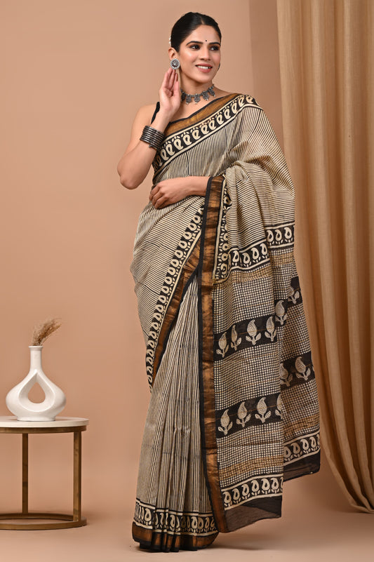 Premium Maheshwari Silk Saree (SWSRMAH67)