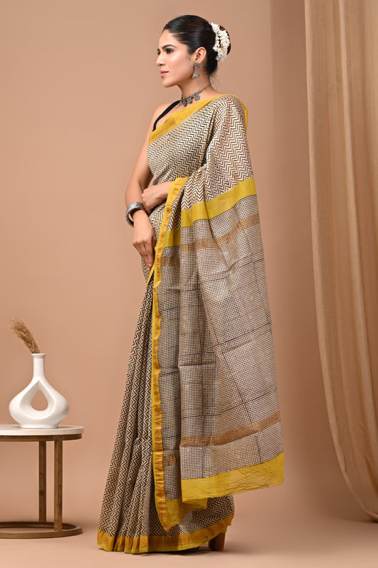 Premium Maheshwari Silk Saree (SWSRMAH59)