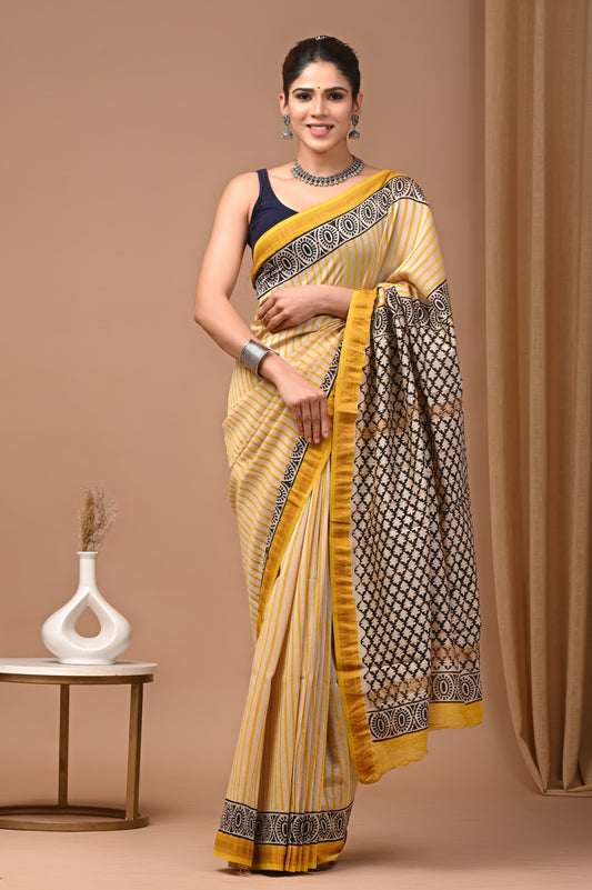 Premium Maheshwari Silk Saree (SWSRMAH58)