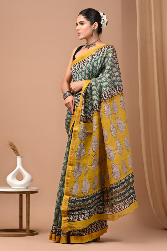 Premium Maheshwari Silk Saree (SWSRMAH47)