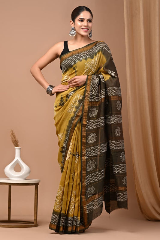 Premium Maheshwari Silk Saree (SWSRMAH44)
