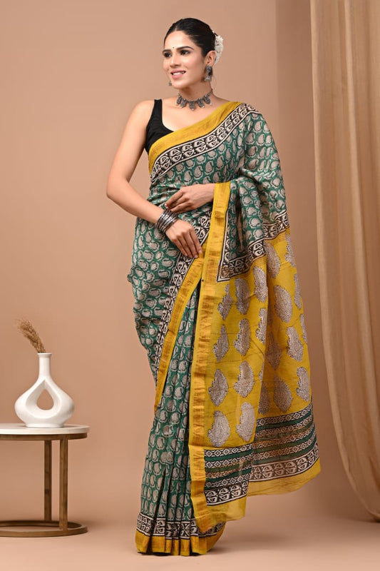 Premium Maheshwari Silk Saree (SWSRMAH41)