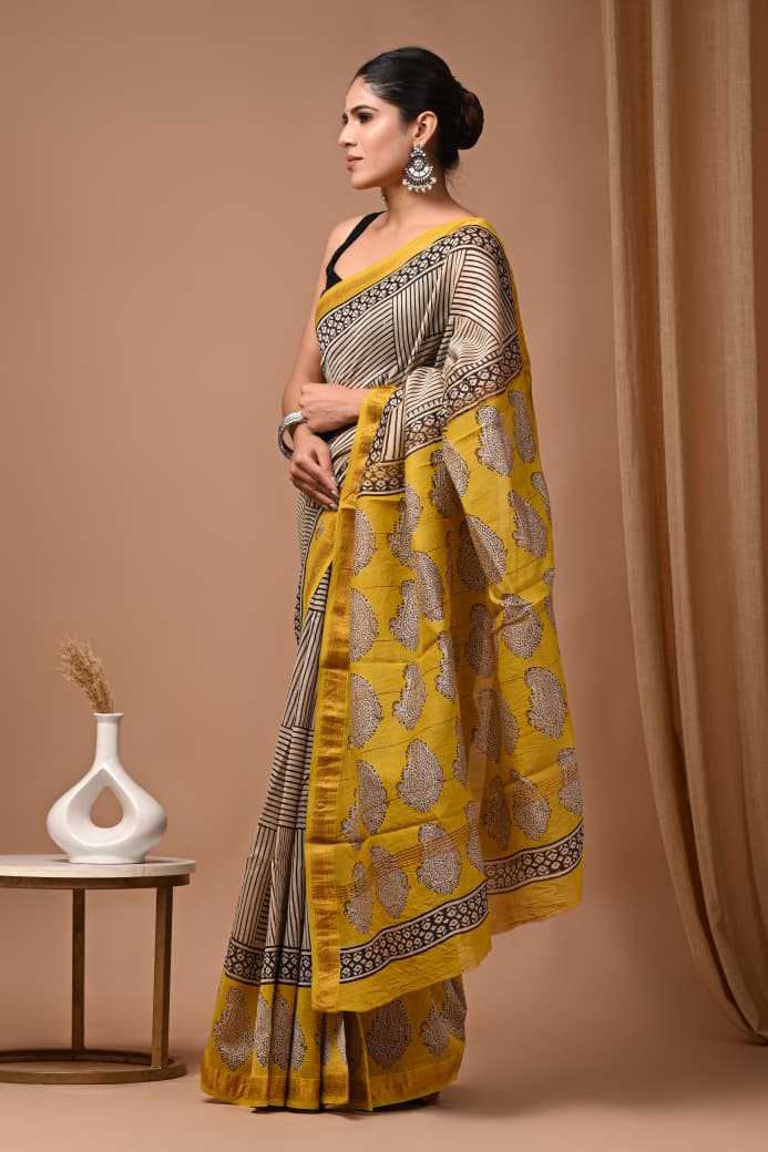 Premium Maheshwari Silk Saree (SWSRMAH35)