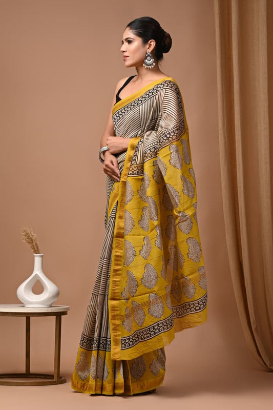 Premium Maheshwari Silk Saree (SWSRMAH35)