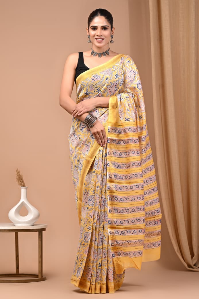 Premium Maheshwari Silk Saree (SWSRMAH33)