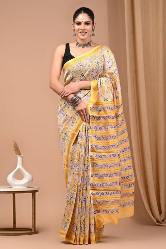 Premium Maheshwari Silk Saree (SWSRMAH33)
