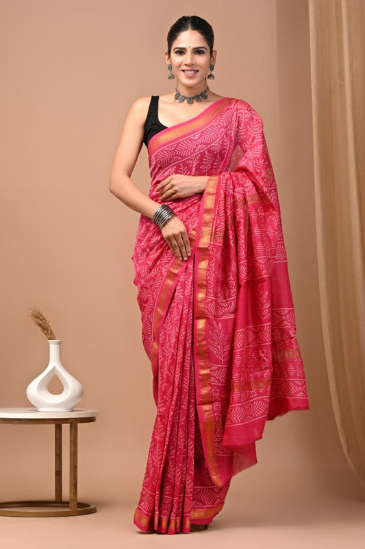 Premium Maheshwari Silk Saree (SWSRMAH29)