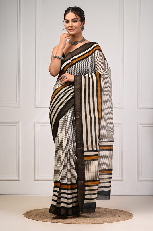 Premium Maheshwari Silk Saree (SWSRMAH27)