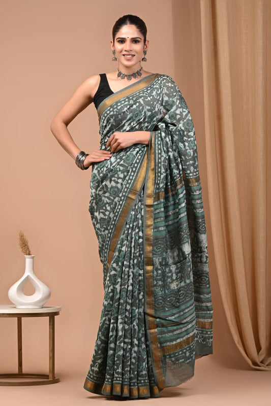 Premium Maheshwari Silk Saree (SWSRMAH11)