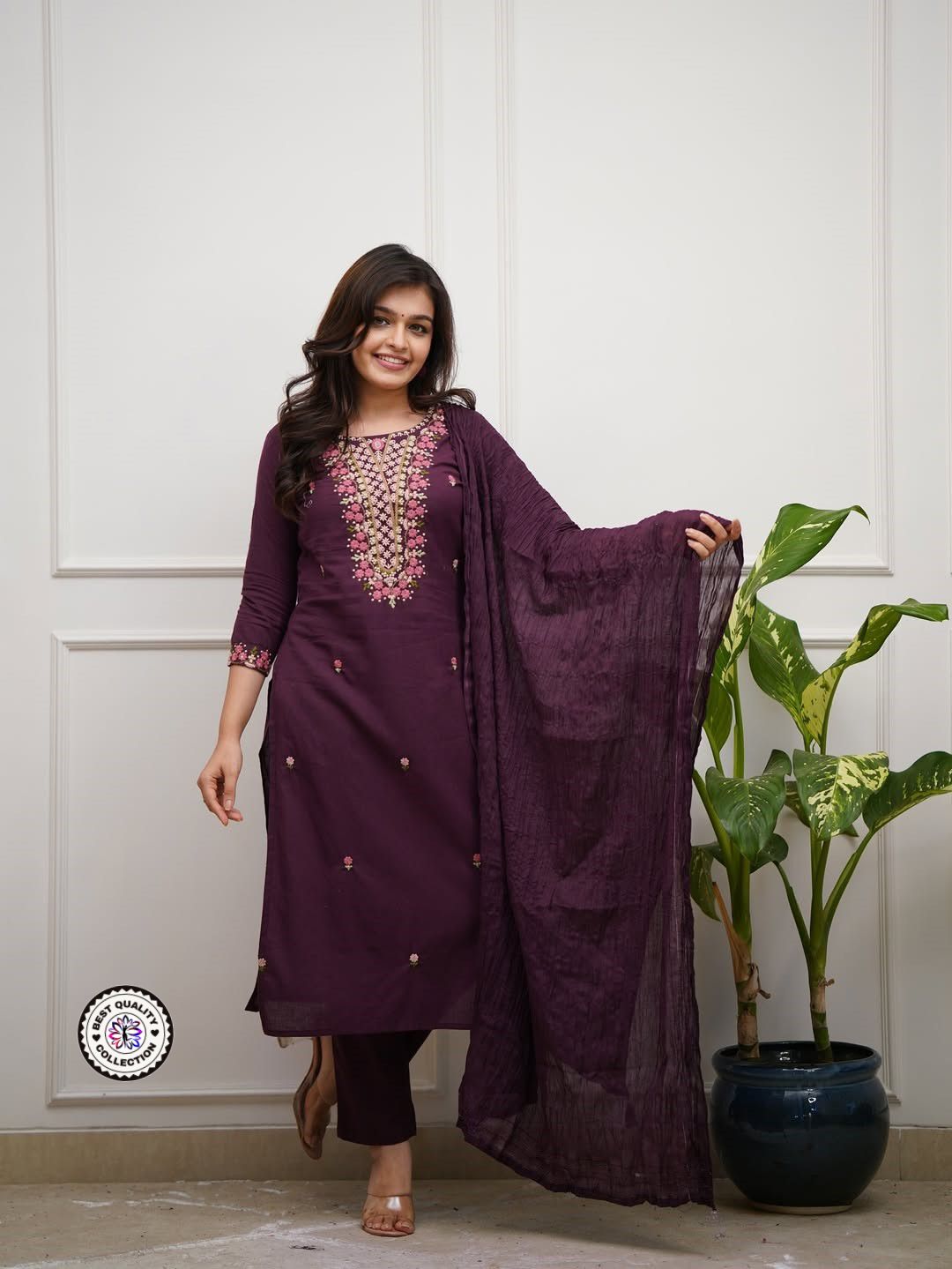 Amazing Beautiful Collection   💞 PAIR OF TOP-BOTTOM & DUPATTA💞  (NFRSD01)