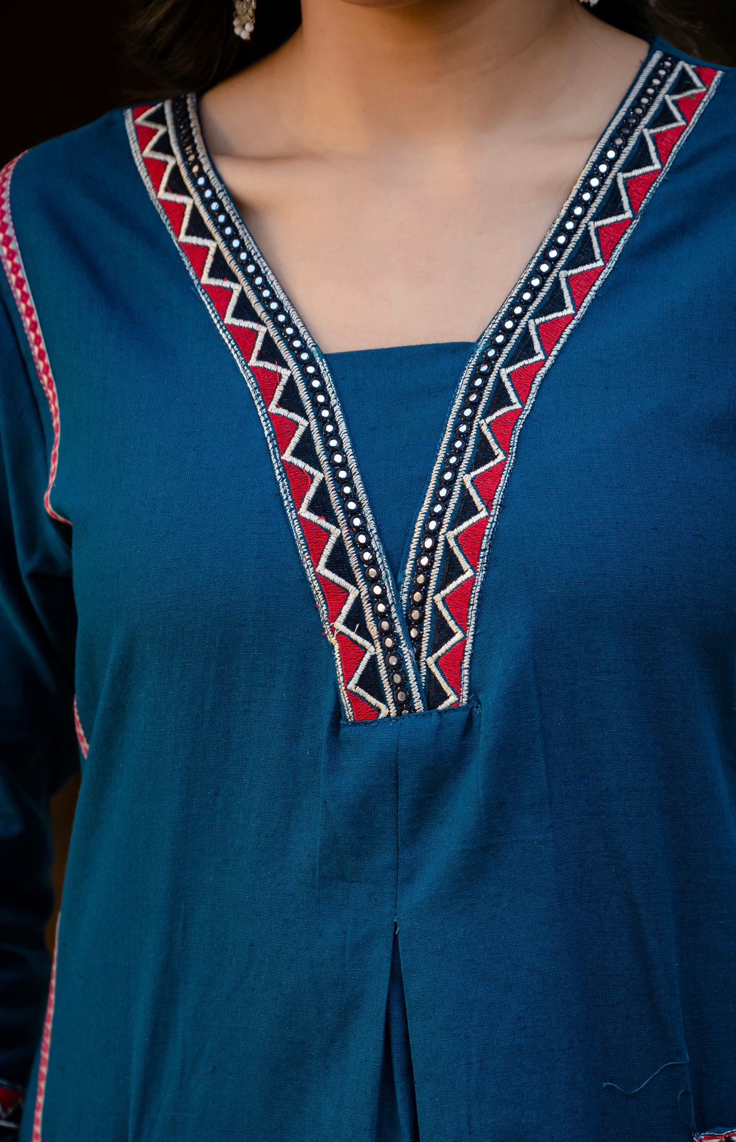 New stylish and affordable beautiful look start a-line set with beautiful elephant print and fabric pure Cotton💃💃 (SWSK05)