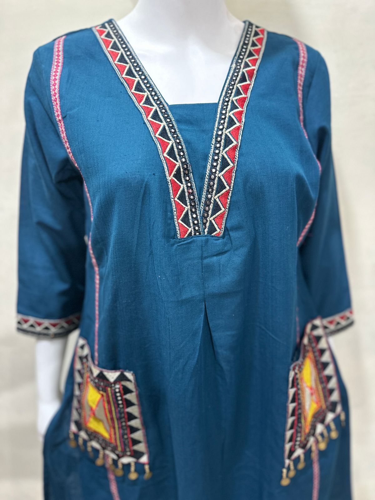 New stylish and affordable beautiful look start a-line set with beautiful elephant print and fabric pure Cotton💃💃 (SWSK05)