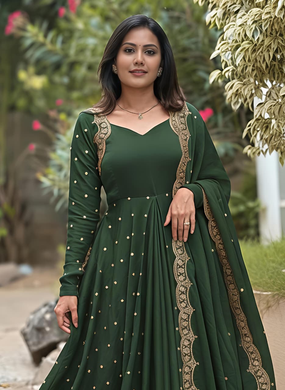 This Exquisite Georgette anarkali (RRRD30)
