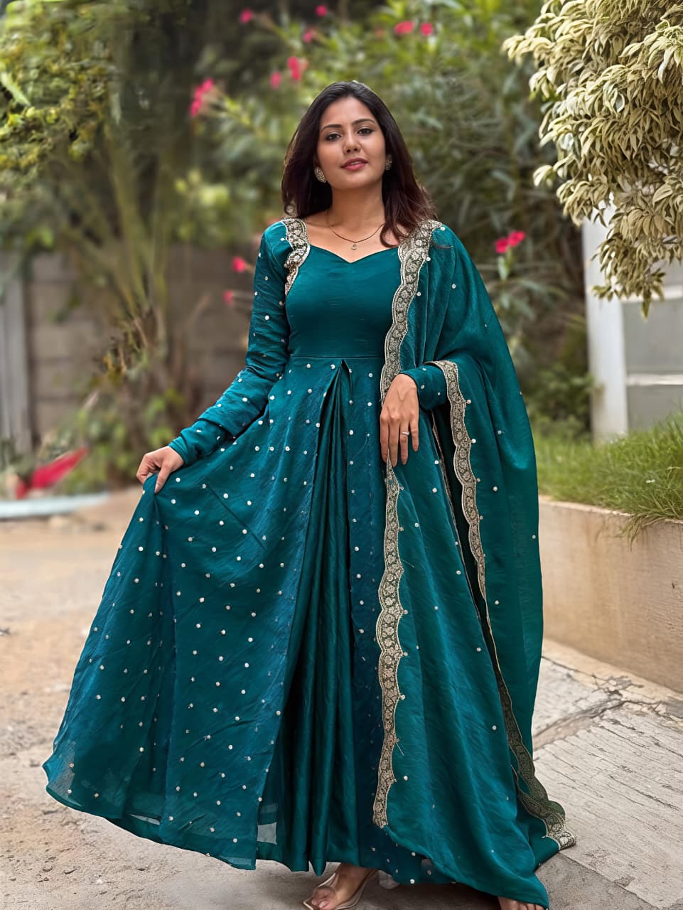 This Exquisite Georgette anarkali (RRRD30)