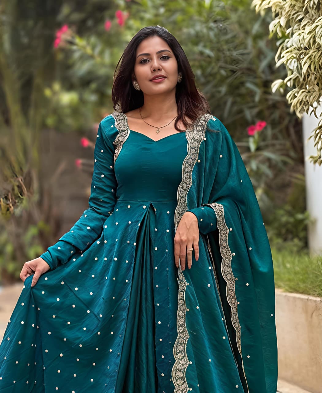 This Exquisite Georgette anarkali (RRRD30)