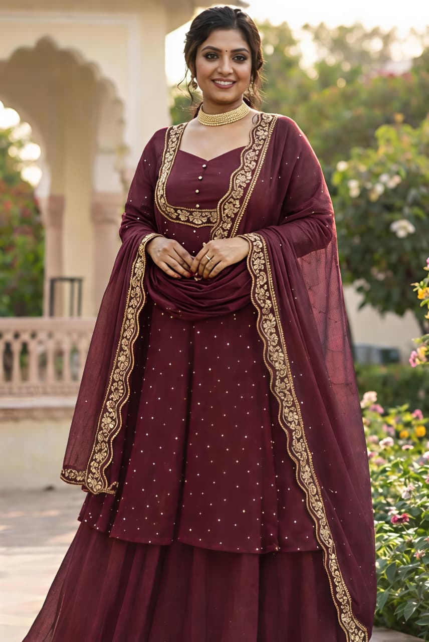 Tradition Meets Modern Grace in This Stunning Ethnic Ensemble (RRRD31)