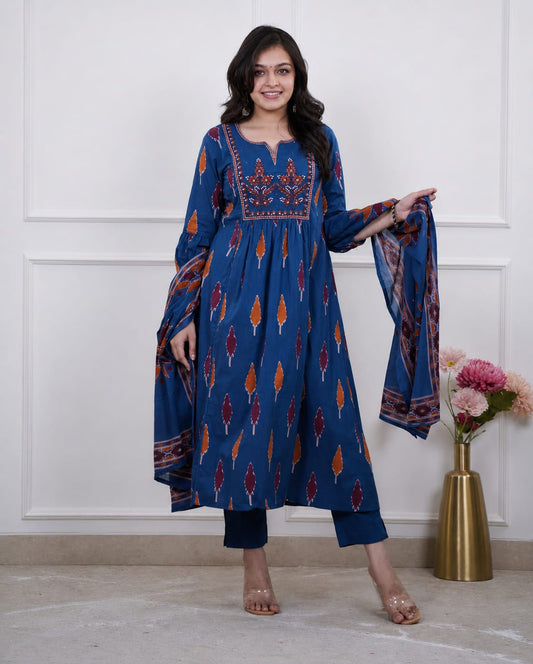 Cotton anarkali dress  🪡🪡🪡🪡(RD49)