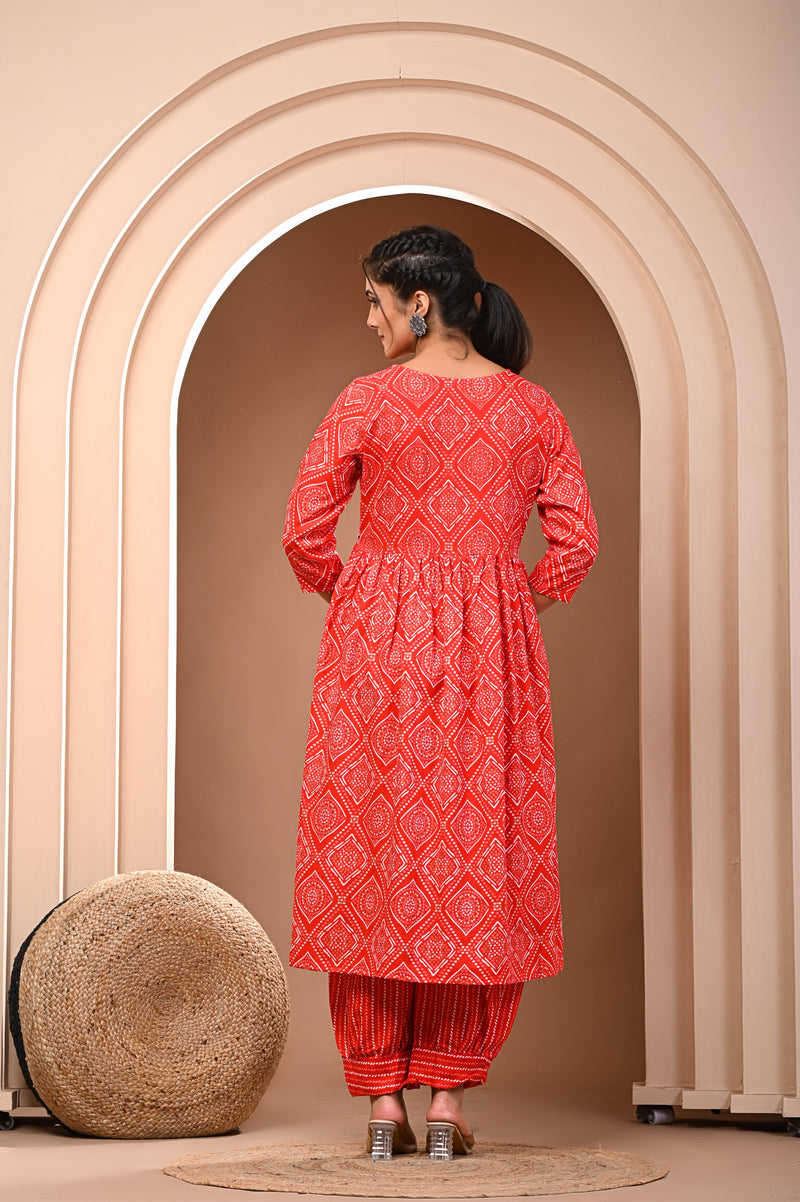 *Featuring our beautiful new Red Nayra Suit Set in soft fabric which is embellished with delicate work and prints,