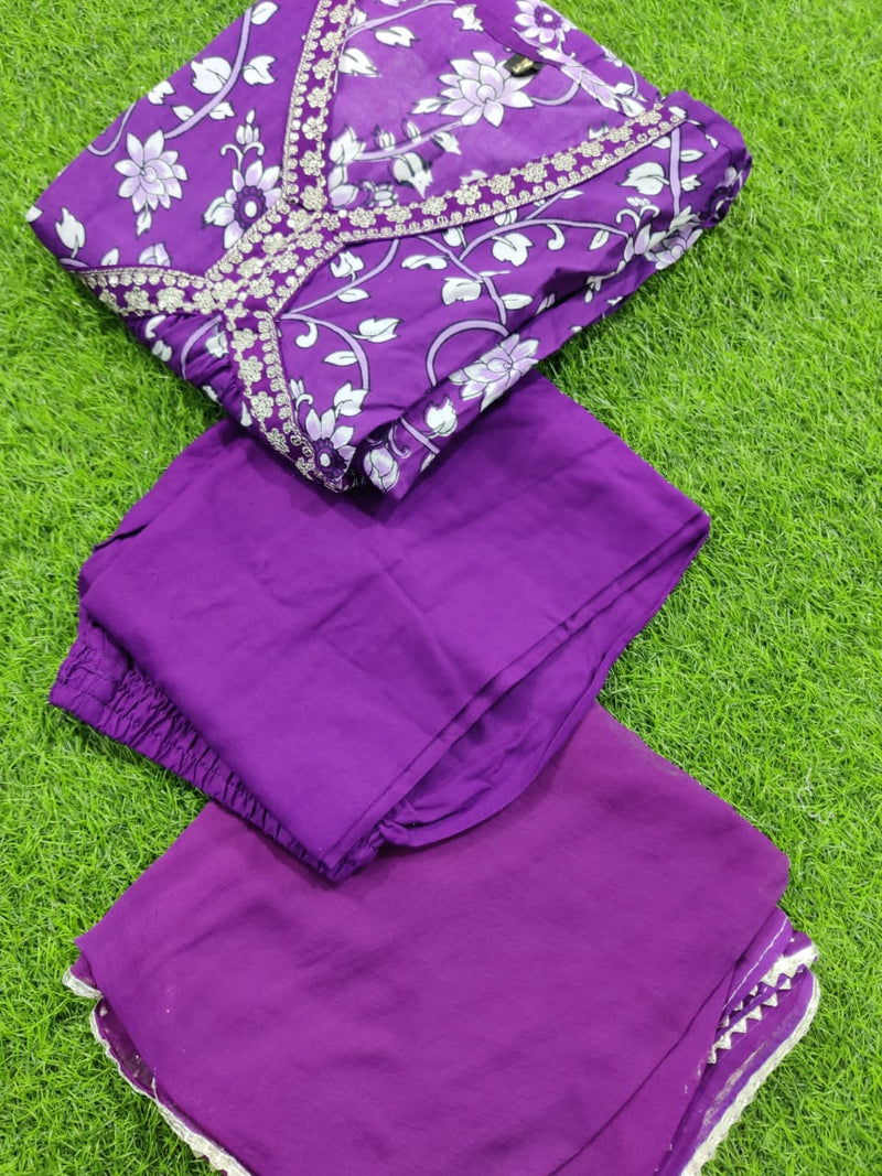 Beautiful Aliya Cut Suit Set (Set Of 3 pic)*