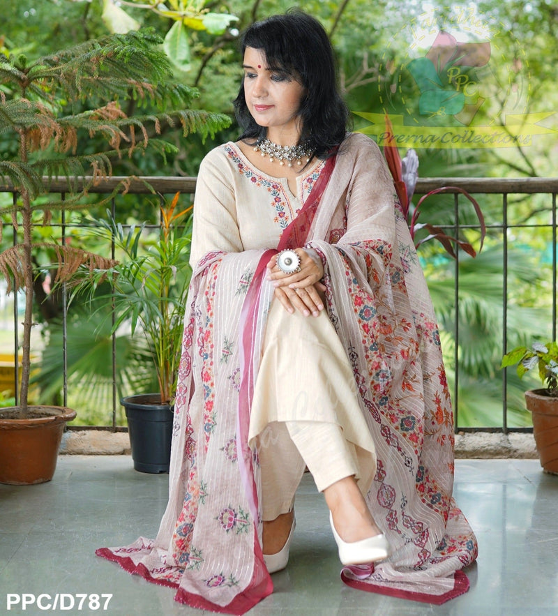 NEW EXCLUSIVE  KHADI COTTON HANDLOOM KURTI (SWRD10)