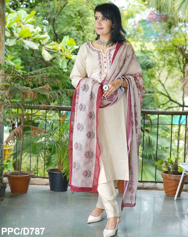 NEW EXCLUSIVE  KHADI COTTON HANDLOOM KURTI (SWRD10)