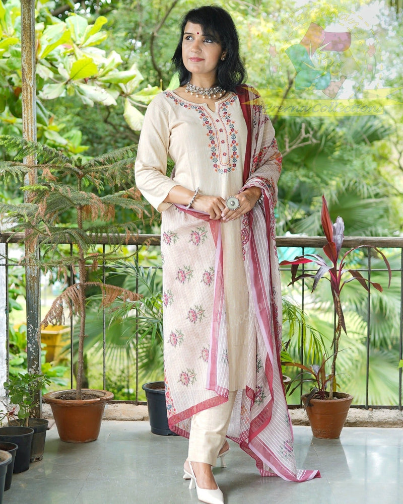 NEW EXCLUSIVE  KHADI COTTON HANDLOOM KURTI (SWRD10)