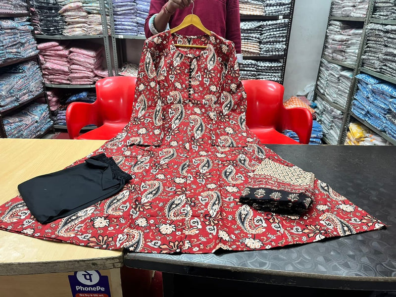 We are launching Fastival special cotton kurti with matching pants and dupatta 🫣🫣